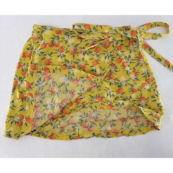 Wild Fable Linen Blend Peach Lightweight Wrap Mini Skirt Size XS‎ Boho Festival - Picture 3 of 9